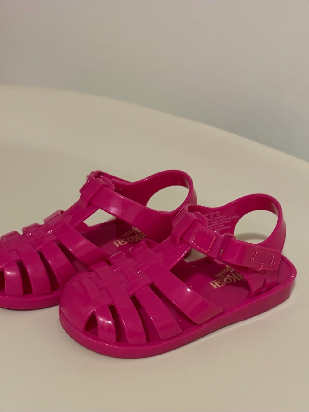 OshKosh B'gosh Pink Jelly Fisherman Sandals